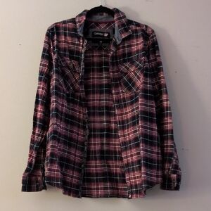 Canon Men's Plaid Shirt in Red and Blue